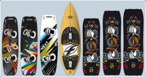 tablas kitesurf diseños tipos