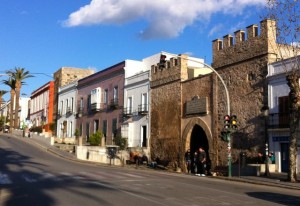 pueblo tarifa town carretera road castillo entrada calles street