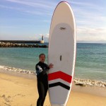 My dad took his first Stand Up Paddling lesson with 69years