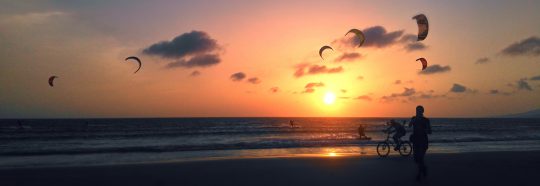 sunset playa kitesurf kitesurfing atardecer amanecer vistas