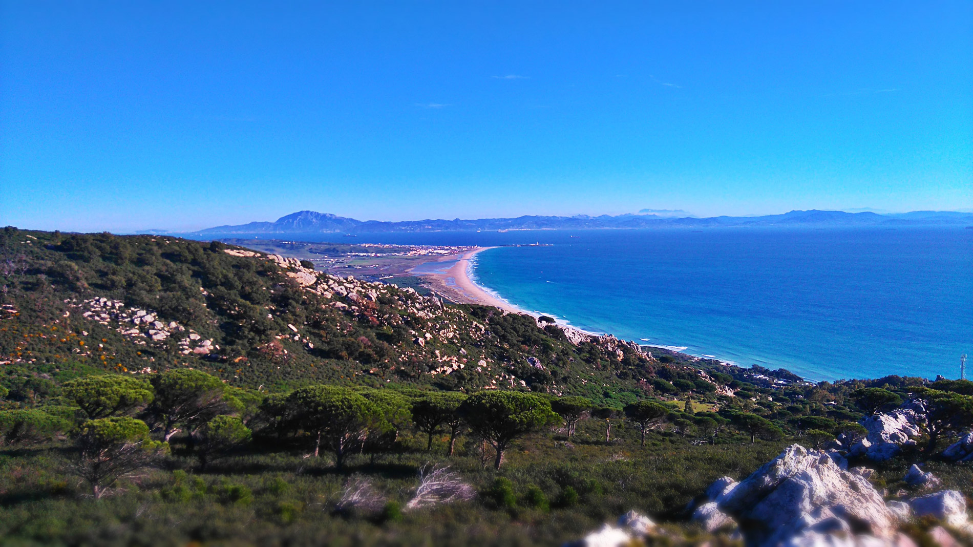 ruta tarifa vistas playa pueblo mar africa marruecos campo