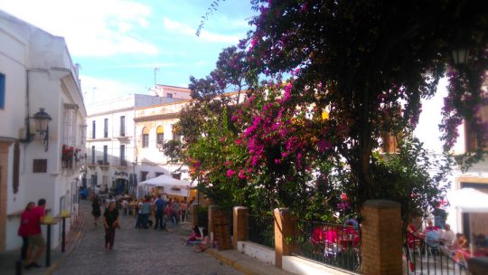 tarifa calles street vistas pueblo plaza