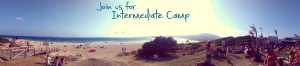intermediate camp beach kitesurf tarifa playa camping