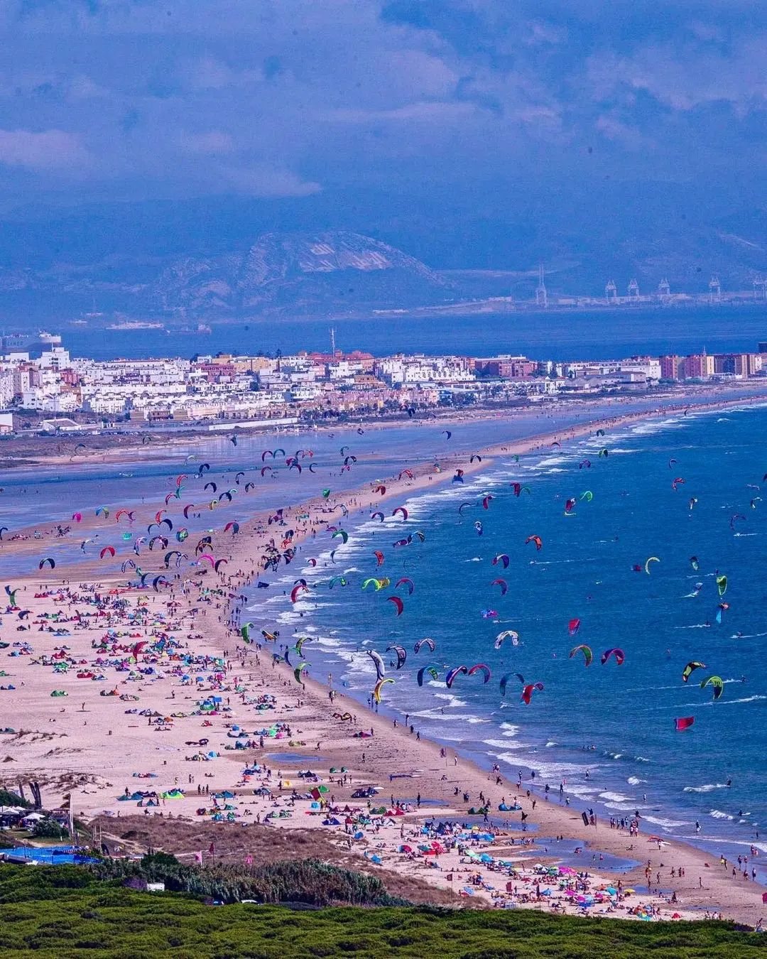 Playa de los lances. Our friend @jmaricaballero took this amazing picture #summer #surflife #holidays #surflife #booking #kitelife