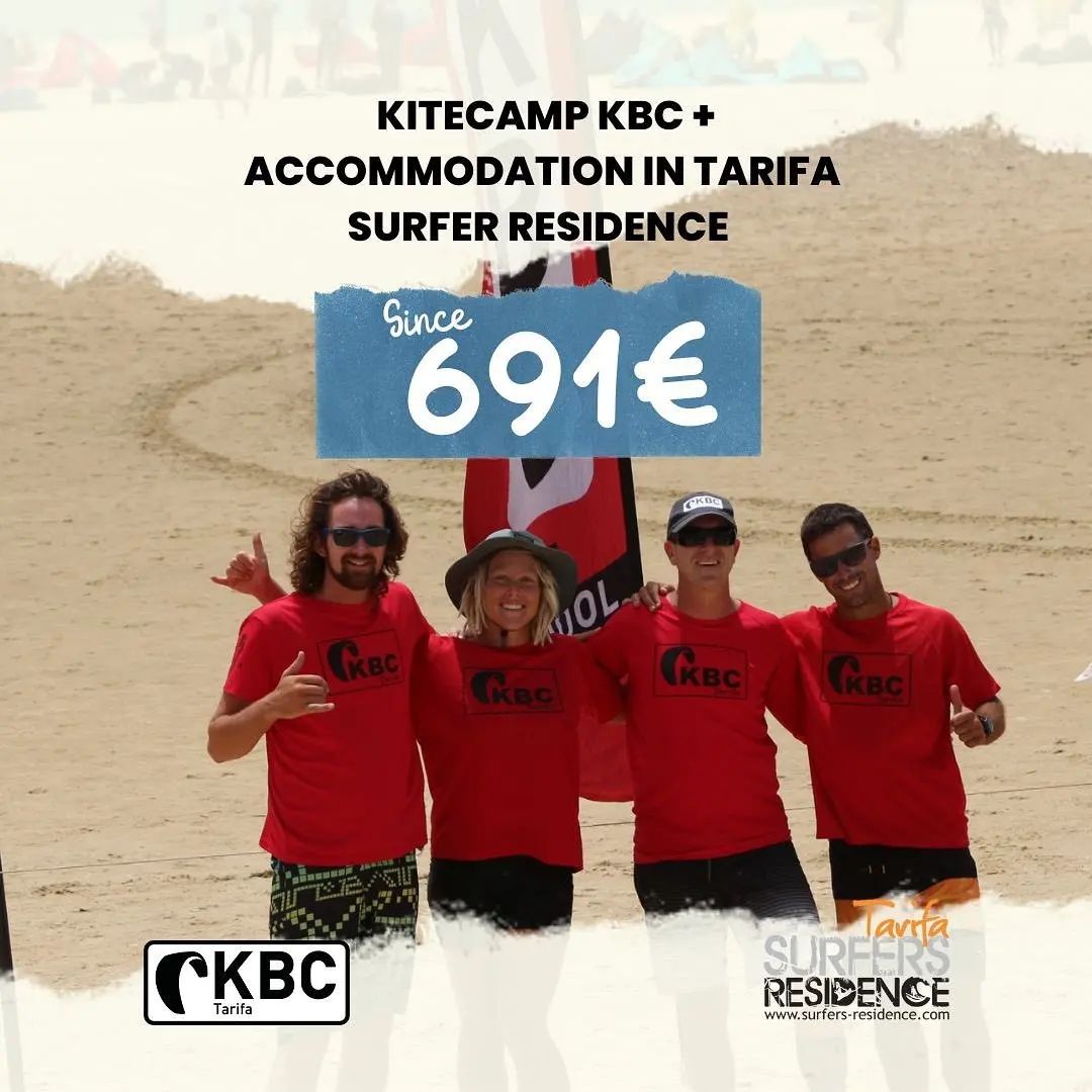Kitesurf camp in Tarifa !! Best months to learn kitesurf and meet another lovers of this sport #tarifa #kitesurfing #kitesurfvibes #surflifestyle #holidays #friends