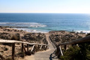 imagen de la playa de los lances en tarifa